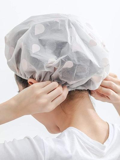 Random<b style="color:White;"><font size="1"> -</font></b>Water<b style="color:White;"><font size="1"> -</font></b>Drop Dry Shower Cap 1pc