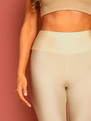 Wide<b style="color:White;"><font size="1"> -</font></b>Waist Solid Leggings