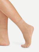 Sheer<b style="color:White;"><font size="1"> -</font></b>Mesh Ankle Socks 5pairs