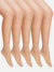 Sheer<b style="color:White;"><font size="1"> -</font></b>Mesh Ankle Socks 5pairs