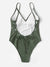 Knot<b style="color:White;"><font size="1"> -</font></b>Low Back One Piece Swimsuit