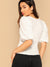 Neon<b style="color:White;"><font size="1"> -</font></b>Orange<b style="color:White;"><font size="1"> -</font></b>Square Neck Puff Sleeve Top