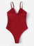 Bow<b style="color:White;"><font size="1"> -</font></b>Tie<b style="color:White;"><font size="1"> -</font></b>Cut-out One Piece Swimwear