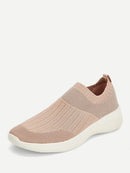 Slip<b style="color:White;"><font size="1"> -</font></b>On Knit Sneakers