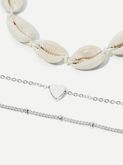 Seashell<b style="color:White;"><font size="1"> -</font></b>Design Anklet Set 3pcs