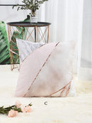 Leaf<b style="color:White;"><font size="1"> -</font></b>&<b style="color:White;"><font size="1"> -</font></b>Marble Pattern Cushion Cover 1pc