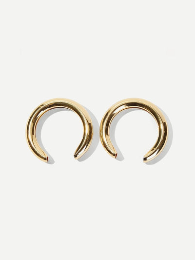 Cut<b style="color:White;"><font size="1"> -</font></b>Hoop Earrings 1pair