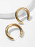 Cut<b style="color:White;"><font size="1"> -</font></b>Hoop Earrings 1pair