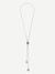 Rhinestone<b style="color:White;"><font size="1"> -</font></b>Detail Lariats Necklace 1pc