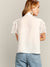 Beaded<b style="color:White;"><font size="1"> -</font></b>Layered Sleeve Tie Neck Top