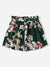 Floral<b style="color:White;"><font size="1"> -</font></b>Print Belted Shorts