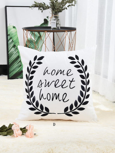 Letter<b style="color:White;"><font size="1"> -</font></b>Print Cushion Cover 1pc