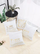 Slogan<b style="color:White;"><font size="1"> -</font></b>Print Cushion Cover 1pc