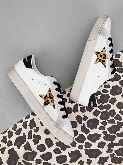 Leopard<b style="color:White;"><font size="1"> -</font></b>Print Low Top Sneakers