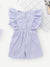 Toddler<b style="color:White;"><font size="1"> -</font></b>Girls<b style="color:White;"><font size="1"> -</font></b>Floral Embroidery Ruffle Striped Jumpsuit