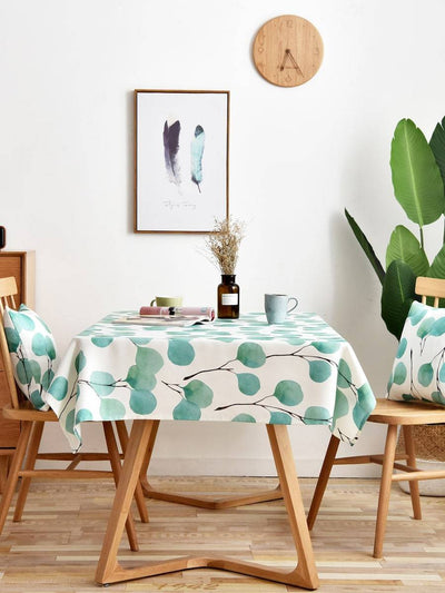 Leaf<b style="color:White;"><font size="1"> -</font></b>Overlay Print Table Cloth