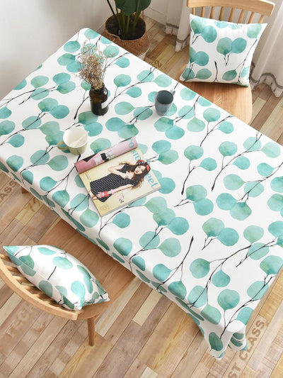 Leaf<b style="color:White;"><font size="1"> -</font></b>Overlay Print Table Cloth