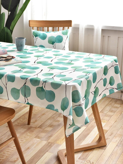 Leaf<b style="color:White;"><font size="1"> -</font></b>Overlay Print Table Cloth