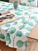 Leaf<b style="color:White;"><font size="1"> -</font></b>Overlay Print Table Cloth