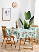 Leaf<b style="color:White;"><font size="1"> -</font></b>Overlay Print Table Cloth
