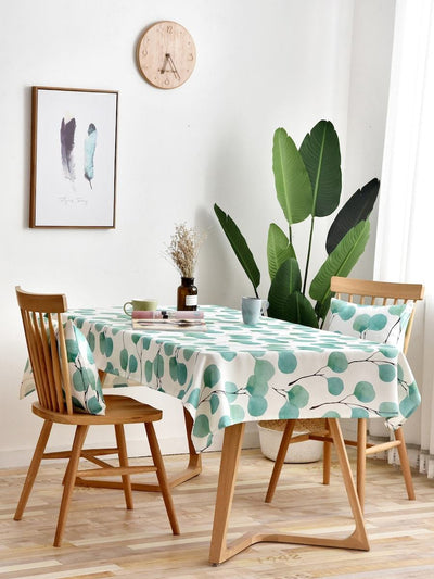 Leaf<b style="color:White;"><font size="1"> -</font></b>Overlay Print Table Cloth