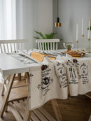 Cutlery<b style="color:White;"><font size="1"> -</font></b>Print Table Cloth