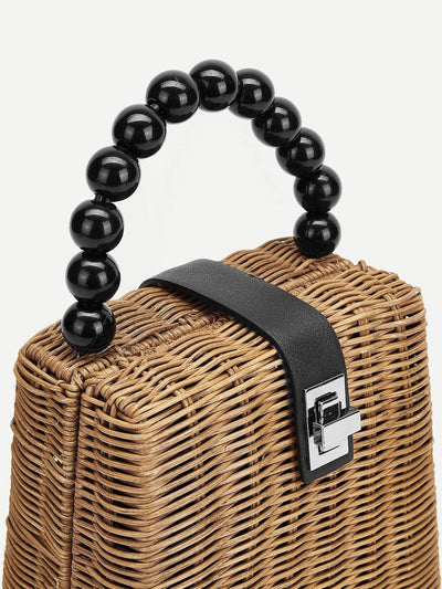 Twist<b style="color:White;"><font size="1"> -</font></b>Lock<b style="color:White;"><font size="1"> -</font></b>Box Bag With Ball Handle