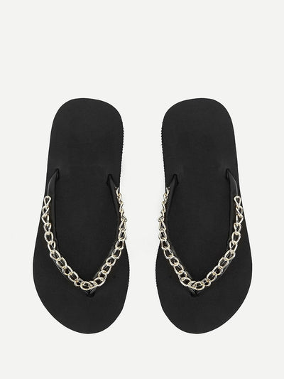 Chain<b style="color:White;"><font size="1"> -</font></b>Decor Flip Flops