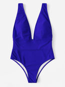 Low<b style="color:White;"><font size="1"> -</font></b>Back<b style="color:White;"><font size="1"> -</font></b>Plunge One Piece Swimwear