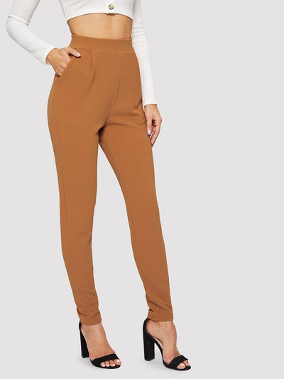 Pocket<b style="color:White;"><font size="1"> -</font></b>Side Solid Textured Pants