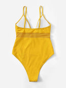 Mesh<b style="color:White;"><font size="1"> -</font></b>Panel One Piece Swimsuit