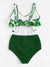 Random<b style="color:White;"><font size="1"> -</font></b>Tropical<b style="color:White;"><font size="1"> -</font></b>Floaty Top With Ruched Bikini