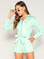 Exposed<b style="color:White;"><font size="1"> -</font></b>Zipper Belted Romper