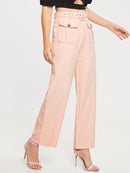 Pocket<b style="color:White;"><font size="1"> -</font></b>Front Waist Belted Pants