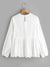 Schiffy<b style="color:White;"><font size="1"> -</font></b>Eyelet<b style="color:White;"><font size="1"> -</font></b>Scallop Trim Smock Top