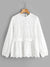 Schiffy<b style="color:White;"><font size="1"> -</font></b>Eyelet<b style="color:White;"><font size="1"> -</font></b>Scallop Trim Smock Top