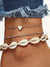 Seashell<b style="color:White;"><font size="1"> -</font></b>Design Anklet Set 3pcs