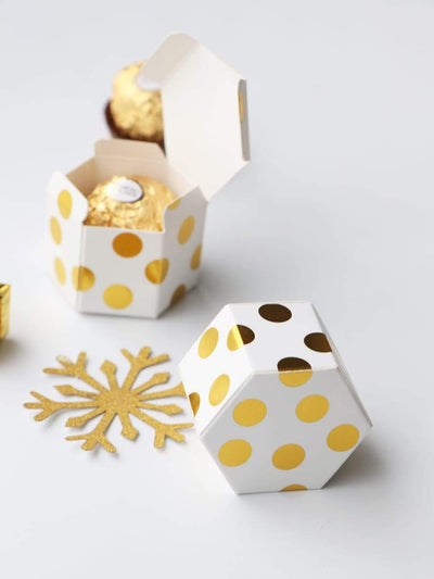 Hexagonal<b style="color:White;"><font size="1"> -</font></b>Candy Box 10pcs