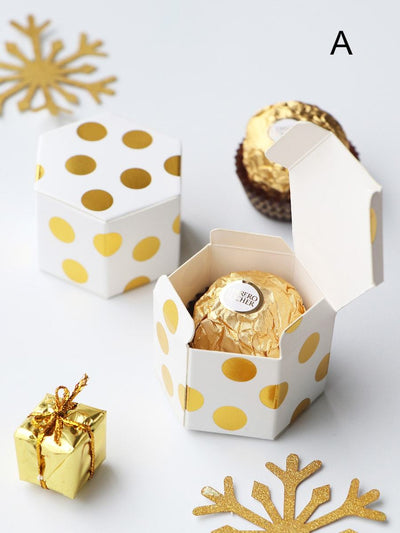 Hexagonal<b style="color:White;"><font size="1"> -</font></b>Candy Box 10pcs