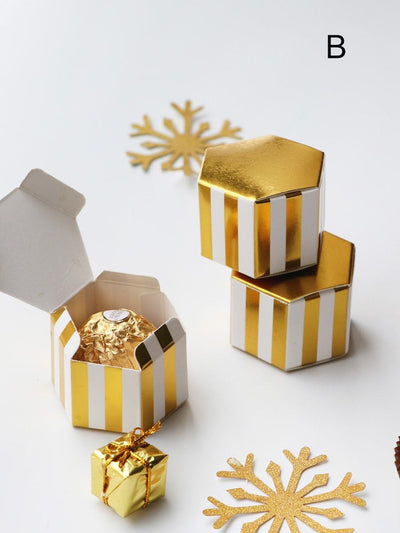 Hexagonal<b style="color:White;"><font size="1"> -</font></b>Candy Box 10pcs