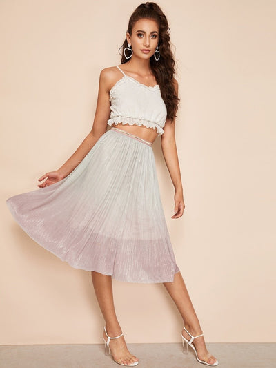 Ombre<b style="color:White;"><font size="1"> -</font></b>Glitter Flare Skirt