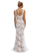 <b style="color:White;"><font size="1"> -</font></b>Cluster<b style="color:White;"><font size="1"> -</font></b>Sequin<b style="color:White;"><font size="1"> -</font></b>Mesh Overlay Plunge Maxi Dress