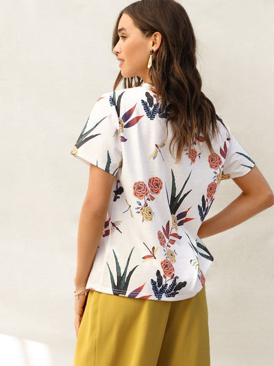 Floral<b style="color:White;"><font size="1"> -</font></b>and Plants Tee