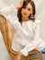 Ruffle<b style="color:White;"><font size="1"> -</font></b>Trim Embroidered Eyelet Top