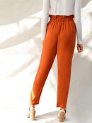 Paperbag<b style="color:White;"><font size="1"> -</font></b>Waist<b style="color:White;"><font size="1"> -</font></b>Single Breasted Pleated Pants