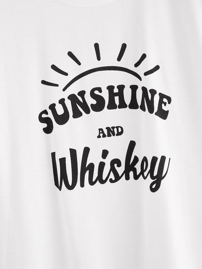 Sunchine And Whiskey Tee