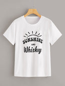 Sunchine And Whiskey Tee