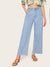 Raw<b style="color:White;"><font size="1"> -</font></b>Hem<b style="color:White;"><font size="1"> -</font></b>Wide Leg High Waist Jeans