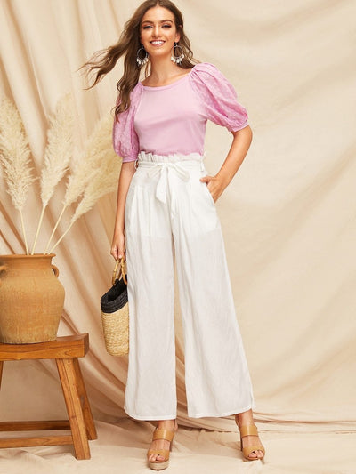 Schiffy<b style="color:White;"><font size="1"> -</font></b>Puff Sleeve Top