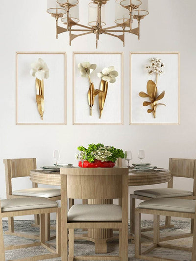 3D<b style="color:White;"><font size="1"> -</font></b>Flower<b style="color:White;"><font size="1"> -</font></b>Wall Art Print 3pcs